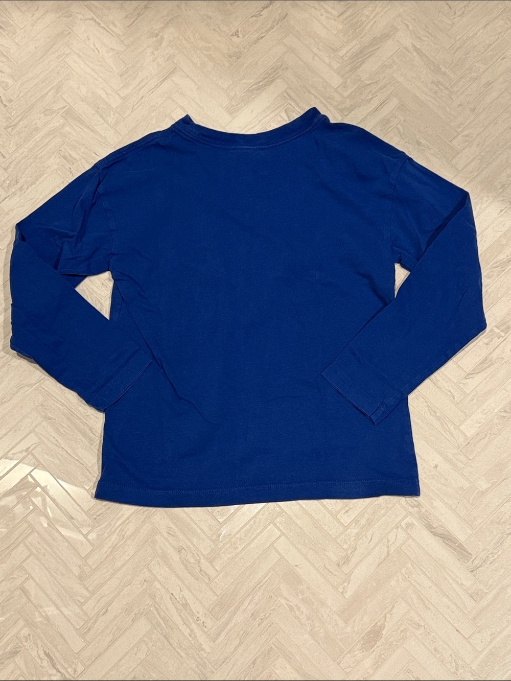Kids Hanna Andersson Navy Blue Long-Sleeve Tee with Colorful Gummy Bears, sz 6 - Picture 6 of 6